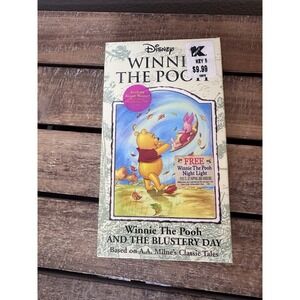 Disney Winnie The Pooh And The Blustery Day VHS Tape‎ Cartoon Factory Sealed